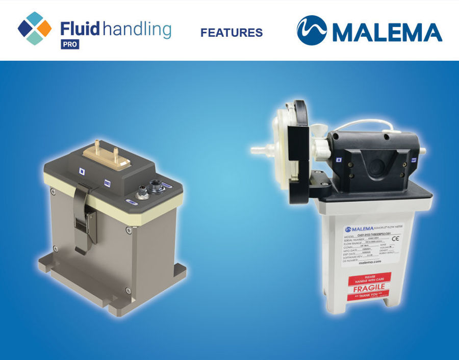 Fluid handling PRO® Features Malema’s SumoFlo®  Single-Use Coriolis Flow Meters